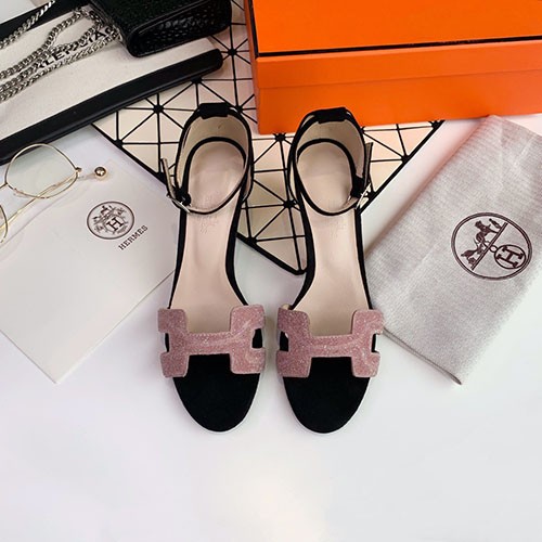 HERMES 에르메스 샌들 굽높이6CM 봄신상(220,250사이즈 주문제작)