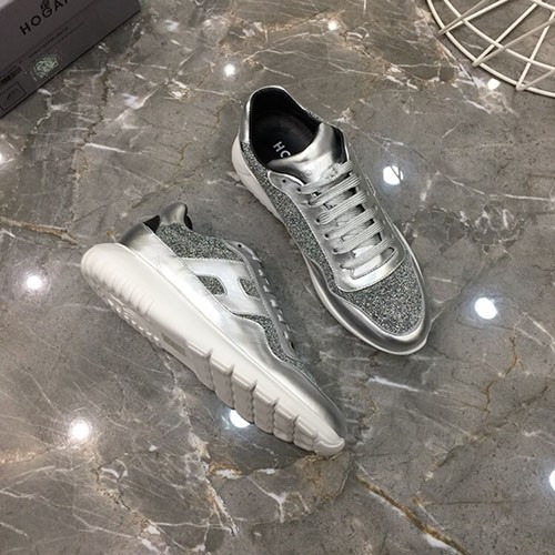 HOGAN 호간 여성 스니커즈 실버