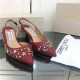 JIMMY CHOO 지미추 샌들힐 굽높이6.5CM JC0390-1