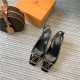 LOUIS VUITTON 루이비통 샌들 (굽높이5.5CM) L1010-2 신상 (255사이즈 주문제작)