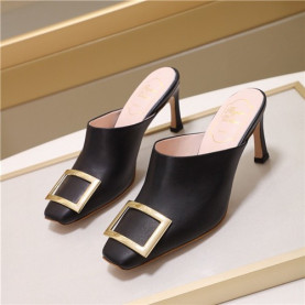 ROGER VIVIER 로저비비에 힐 슬리퍼 굽높이7.5CM  RR1991-1신상 (220,255,사이즈 주문제작)