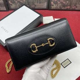GUCCI 구찌 1955 홀스빗 체인 온 월렛 621892