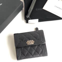CHANEL 샤넬 LEBOY 지갑 캐비어 AS5041