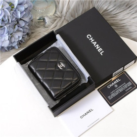 CHANEL 샤넬 램스킨 카드&동전지갑 C0019-2 2020/신상
