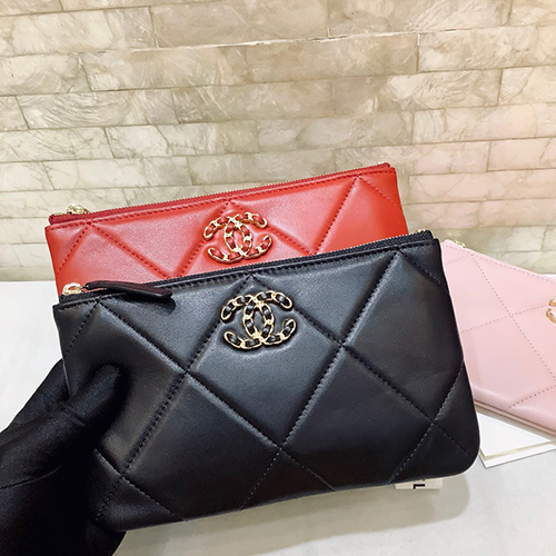 CHANEL 샤넬 카드&휴대폰 지갑 C1059