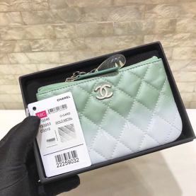 CHANEL 샤넬 램스킨 동전지갑 AS1011-1