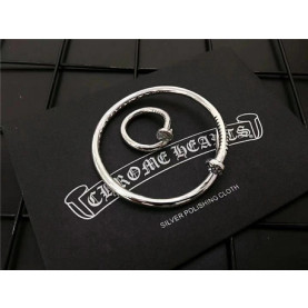 CHROME HEARTS 크롬하츠 팔지&반지 셋트 신상 (925실버) C78412