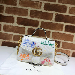 GUCCI 구찌 GG 마몽 미니 탑 핸들 체인 숄더백 547260 2020/신상