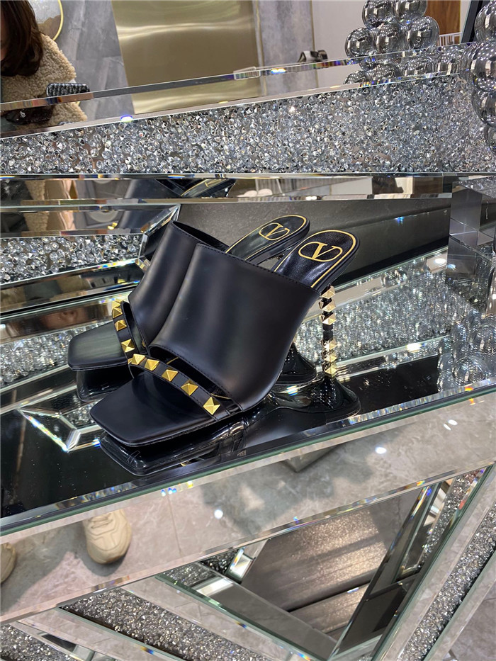 VALENTINO 발렌티노 뮬 슬리퍼 힐 (힐높이6.5CM) V33410-1 2021/신상