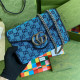 GUCCI 구찌 마몬트 마틀라세 멀티컬러 미니 체인백 474575
