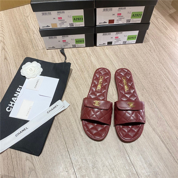 CHANEL 샤넬 여성용 슬리퍼 C67080 4COLOR