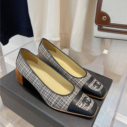 CHANEL 샤넬 단화 (굽높이4CM) C90880 2COLOR