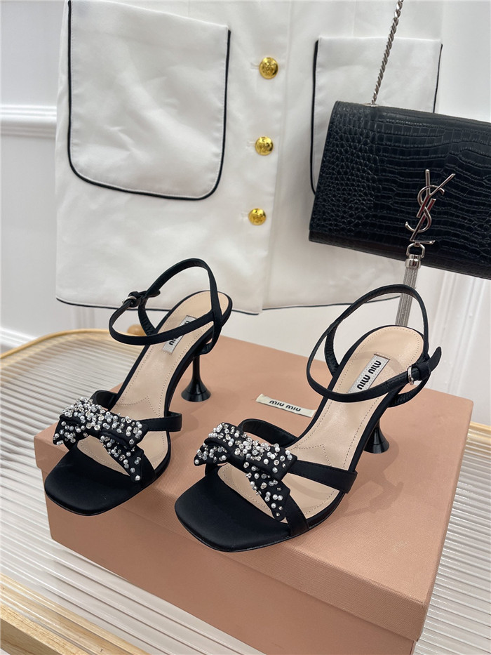 MIUMIU 미우미우 여성용 샌들 (힐높이5CM) M00800