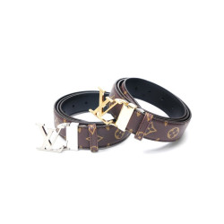 LOUIS VUITTON 루이비통  LV 버클 모노그램 자가드 벨트[남녀공용]