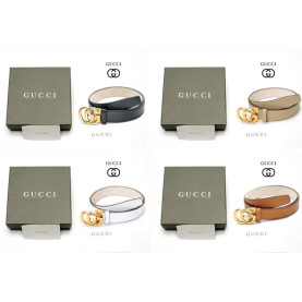 GUCCI 구찌 마몬트 그레인 레더 벨트(직수입)