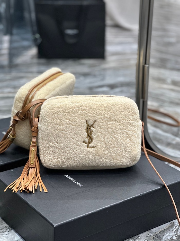 SAINT LAURENT 생로랑 아이보리 크로스백 ysl318x