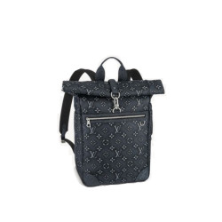 LOUIS VUITTON 루이비통 롤 탑 블렌디드 페브릭 백팩 M21359