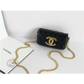CHANEL 샤넬 CC로고 체인 플랩 폰 홀더백 17CM AP3207