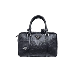 PRADA 프라다 미디엄 앤티크 나파 가죽 탑 핸들 백 1BB092 3COLOR
