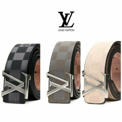 LOUIS VUITTON 루이비통 다미실버 벨트
