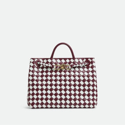 BOTTEGA VENETA 보테가베네타 여성 버건디 안디아모