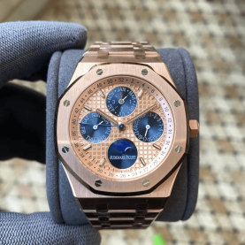 AUDEMARS PIGUET 오데마피게 로얄오크 퍼페추얼 캘린더 금통 로골 다이얼 26574