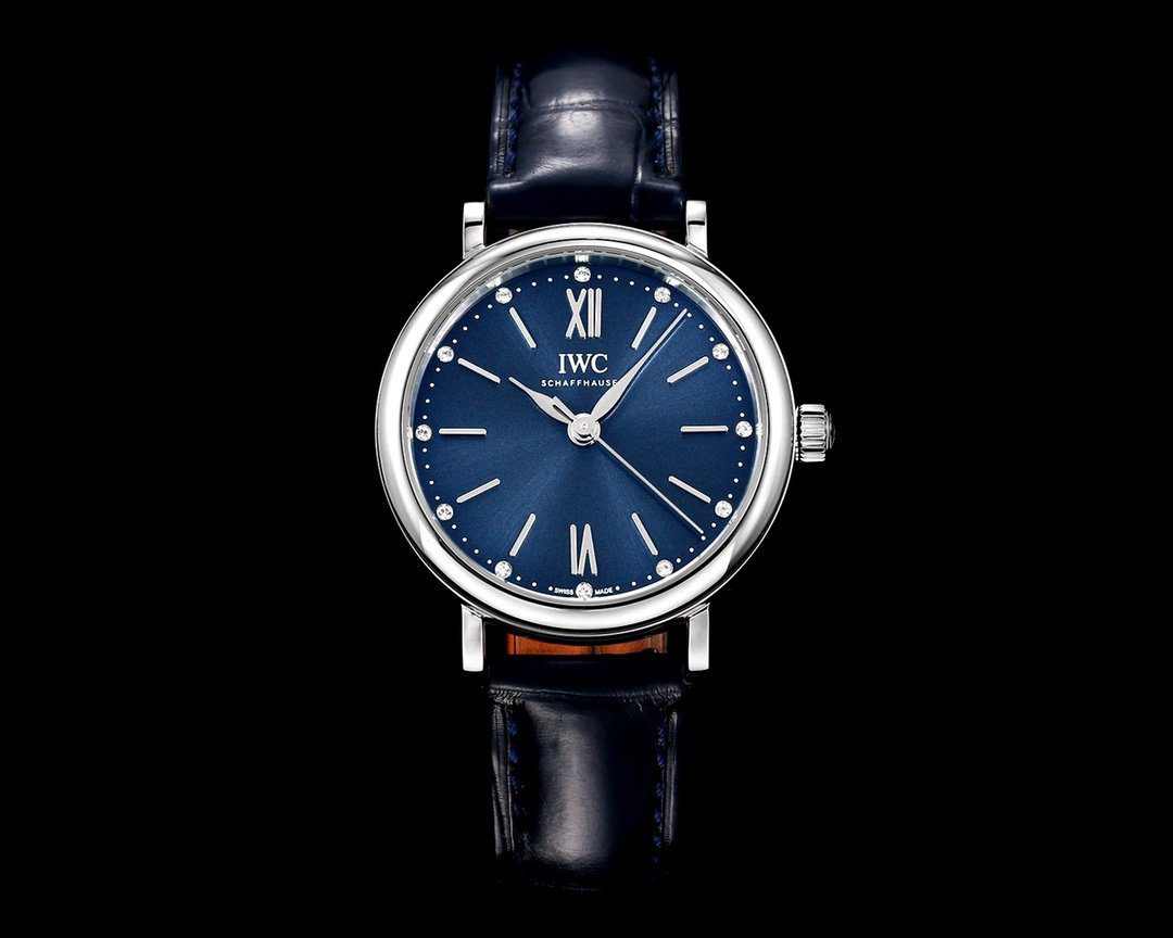 IWC 아이더블유씨 포르토피노 34 실버 블루다이얼