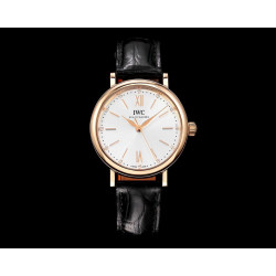 IWC 아이더블유씨 포르토피노 34 로즈골드 화이트다이얼