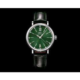 IWC 아이더블유씨 포르토피노 34 실버 그린다이얼
