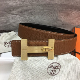 HERMES 에르메스 남성용 벨트 3.8CM H99689-2 2024/신상 (금장/은장)