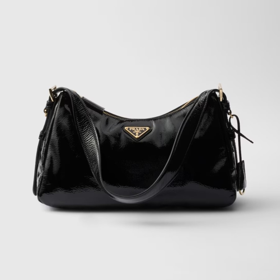 PRADA 프라다 아이메 미디엄 나플락 레더 숄더백 1BC229