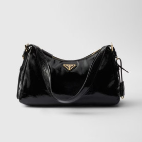 PRADA 프라다 아이메 미디엄 나플락 레더 숄더백 1BC229