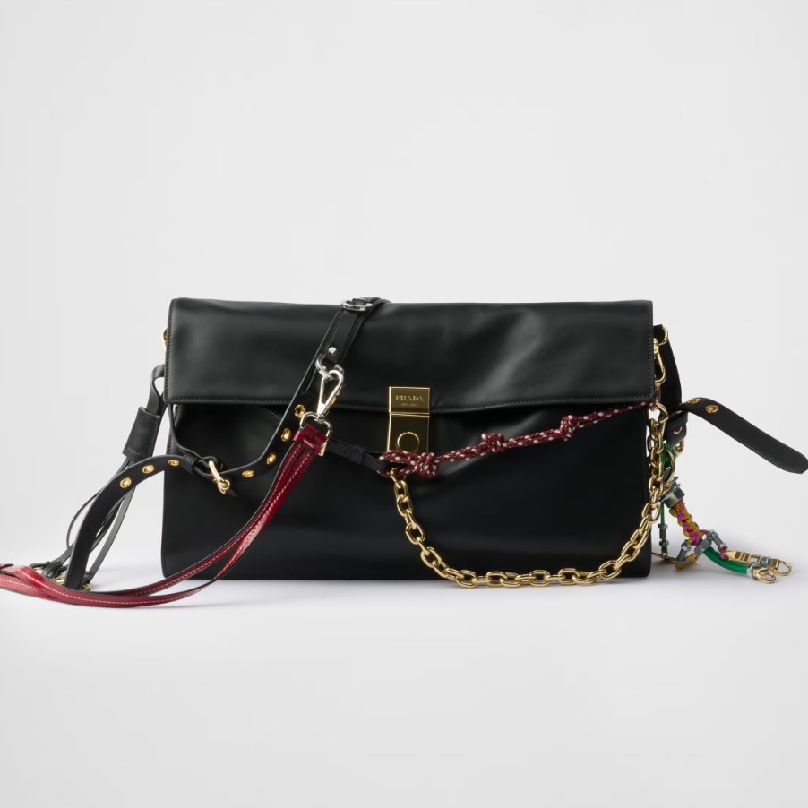 PRADA 프라다 소프트 사운드 가죽 숄더백 1BD379 2COLOR