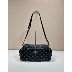 PRADA 프라다 스투디드 리나일론 숄더백 1BC236 