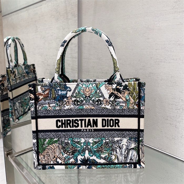 DIOR 디올 오블리크 스몰 북 토트백 M1286