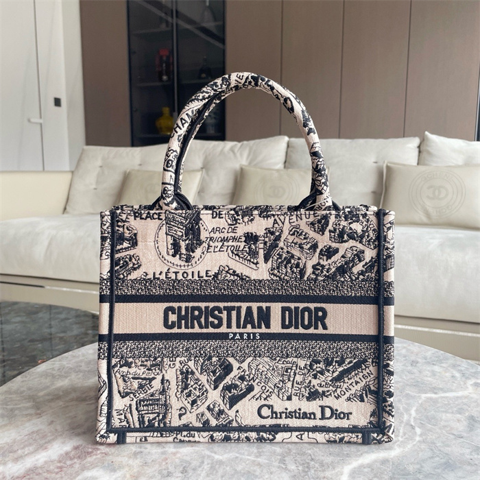 DIOR 디올 오블리크 스몰 북 토트백 M1286