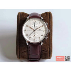 IWC 아이더블유씨 포르투기저 크로노 화이트골드 화이트다이얼