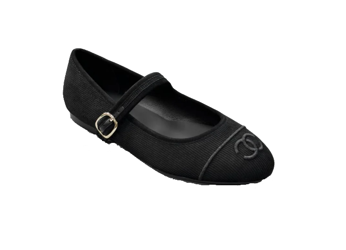 38위 CHANEL 샤넬 메리제인 코튼 단화 C46855-2 2024/신상 2COLOR