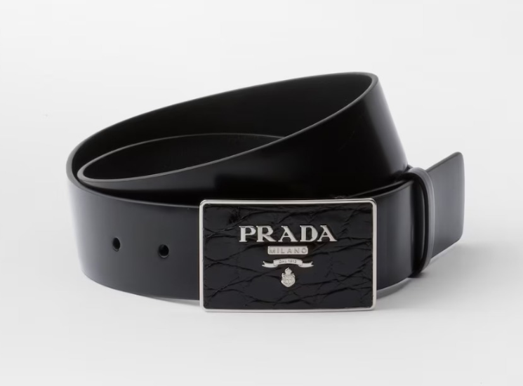 PRADA 프라다 사피아노 가죽 벨트 2COLOR
