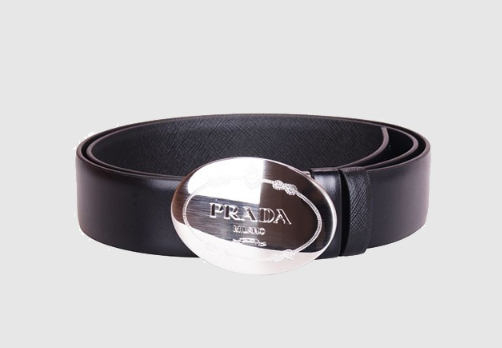 PRADA 프라다 로고 사피아노 벨트