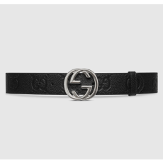 GUCCI 구찌 인터로킹 G 버클 와이드 벨트 2COLOR