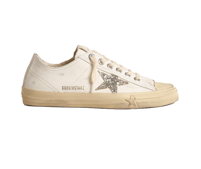 32위 GOLDEN GOOSE 골든구스 플래티넘 글리터 스타 브이스타 00129