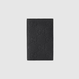 GUCCI 구찌 GG 러버 효과 롱 카드 케이스 771317