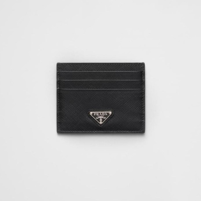 PRADA 프라다 사피아노 트라이앵글 로고 카드 지갑 1MC025 2MC101 (금장/은장)