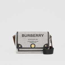 BURBERRY 버버리 호스페리 캔버스 크로스백 80398631