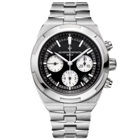 VACHERON CONSTANTIN 바쉐론콘스탄틴 오버시즈 크로노그래프 41mm 블랙 다이얼 오토매틱 메탈시계 5500V110A-B481