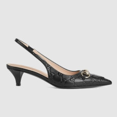 GUCCI 구찌 여성용 샌들 홀스빗 슬링백 펌프스 782407