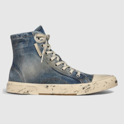 BALENCIAGA 발렌시아가 여성용 스니커즈 파리 하이 탑 스니커즈 688756