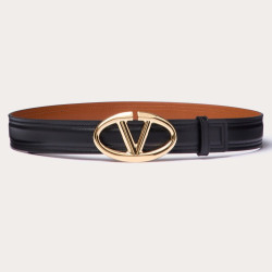 VALENTINO 발렌티노 브이로고 볼드 에디션 유광 송아지 가죽 벨트 (30mm) 2COLOR