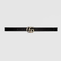 GUCCI 구찌 GG 마몽 씬 벨트 409417 (20mm) 2COLOR